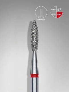 Fréza “flame” 2,1mm Red